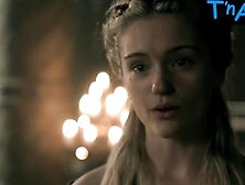 Alicia Agneson Butt,  Breasts Scene in Vikings