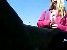 Handjob Through The Car Window