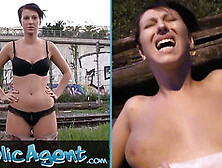 Public Agent Porn - Short Haired Big Tits Girl