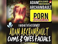 World Famous Top Jock Engineer Adam Blows His Load (Cums,  Gives Facials & Creampies)