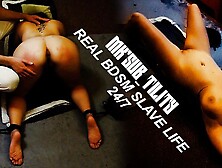 Real BDSM slave Whore Tortured by her Master with ALLURING WAX,  Extreme Treatement and Spank.  MKsubtility