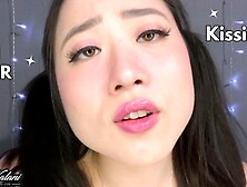 Sperm on My Face,  Babe! Close Eye Contact -ASMR JOI- Kimmy Kalani