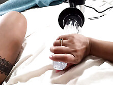 Sultry Pinay MILF's Intense Fuck Machine Orgasm - Lexxi Wett