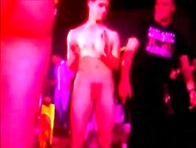 naked contest in the nightclub