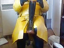 Yellow Oilskin Wank.