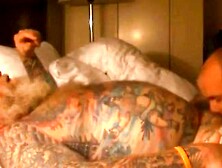 Tattooed Silver Daddy With A Small Cock