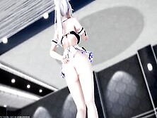 【Mmd R-Teenie Sex Dance】Haku Beauty Maid Yummy Beauty Butt Stunning Destination [By] Orion Dobledosis