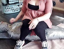 Hawt Bitch Goddess mumified client! - SADOMASOCHISM, Slavery, Duct tape, Fetish, Domina, Findom, Femdom