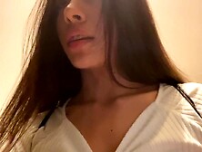 A dude spies on me doing Squirting in a clothes store