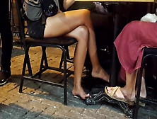 Teen Sexy Long Legs,  Sexy Bare Feets