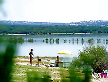 Our SUMMER PICKUPS continue! Elena de la Vega looks for dudes to fuck outdoors