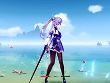 Keqing - Genshin Impact ryona + ragdoll - English/ Thai リョナ/ Korean 료나/ Oriental 良娜