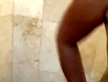Janines-Shower - Big Dick Surprise in Bathroom