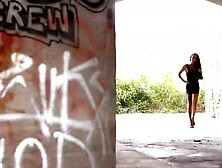 Mature Valentina Sierra gaping under the Bridge