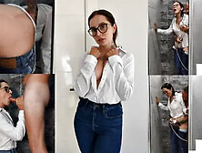 My Stepmom Seduced Me and I Fucked Her in Her Clothes in the Shower!