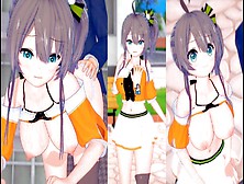 【Vtuber夏色まつり】コイカツ！プレイエロアニメ動画(アニメ3Dcgエロゲーム 版権キャラカード