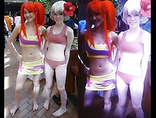 Yoko & Nia Bffs Cosplayers Cum Tribute