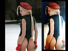 Cammy Cosplayer Chibi Misao Cum Tribute