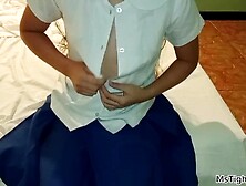 18 years mature Pinay student nagpaisa kay Sir para makapasa