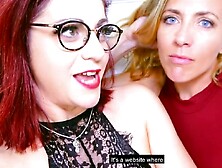 Double Dildo Cam Sex With Horny Lesbian Flora Milano