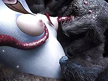 Compilation with lovely cartoon girls grabbed & fucked by tentacle monsters