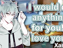 Stray Neko YANDERE wants to live with you????(ASMR M4F)(Shy)(Attractive)(Purring)(Worshipping)(Devoted)