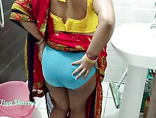 Super hot Desi Indian stepmom Jiya Sharmaa gets down and dirty with some rock-hard action