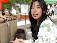 Asian Girl in Kimono Gets Fucked in Japan and Creampied