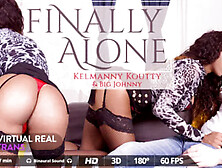 Big Johnny, Kelmanny Koutty In Finally Alone - Sexlikereal Shemale