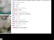 Big Boobs Arab Lady Masturbating With Me At Web...