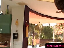 SensualMomma. com - Mature blonde's bonding with stepdaughter through fingering