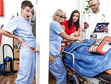 Nurse Gets A Glory Hole Ass Fuck With Jordi El Nino Polla,  Angel Wicky - Brazzers