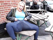 Blonde Ashley Rider Having Fun While Pissing In Public - Hd