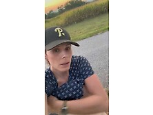 Playtime At Sunset Interrupted