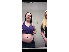 Two Chubby Teens Topless(C*)