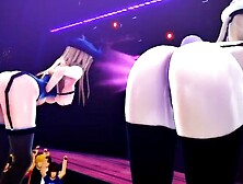 Mmd Bismarck and Graf Zeppelin Kancolle Plowed Goddess