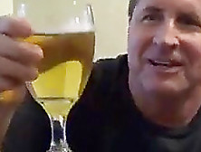 Demented Pervert Tom Pearl Drinks His Piss