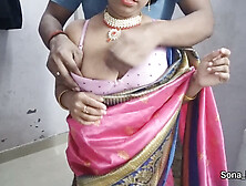 Hot Indian Bhabhi In Saree Enjoys Steamy Xxx Action