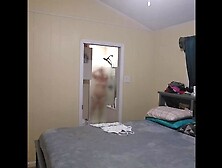 Hidden Pawg showers,  shaves and rides herself before getting ready