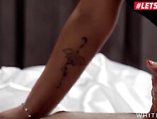 WHITEBOXXX - Hottie Blonde Masseuse Angel Rivas Grind And Fucks A Big Cock - LETSDOEIT