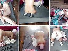 Crazy sex with a sexy amatuer lovers. I spunk on my wifey's behind.