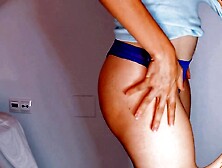 Watching her pull down her pants with that plump pink twat made me hard as screw