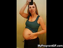 Young Preggo Gfs Totally Naked!