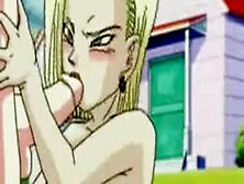 Android 18 Fazendo Sexo