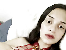 Latina Dresses Up As A Little Devil And Fucks Her Moaning Dildo