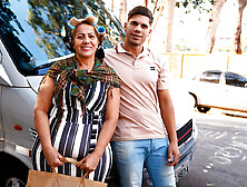 Fat Grandma Picked Up For Rough Anal In My Driving Van