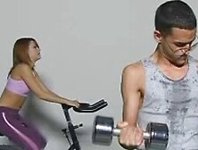 4 girls 1 guy and a lot of lotion