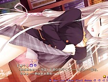 【サノバウィッチ】図書室にて、ヒロインの角オナシーン 【実況音声あり】