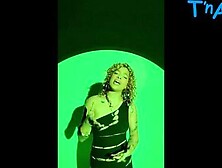 Kiana Lede Breasts Scene in Kiana Lede Sexysinging While Wearing A See Through Blouse