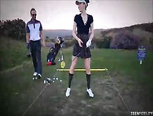 Golf Lessons With A Slut